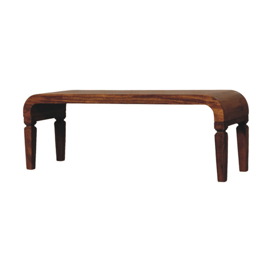 Artisan Furniture Solid Wood Arcus Coffee Table, Beige | Luxury Home Accessories | Heulog Glow
