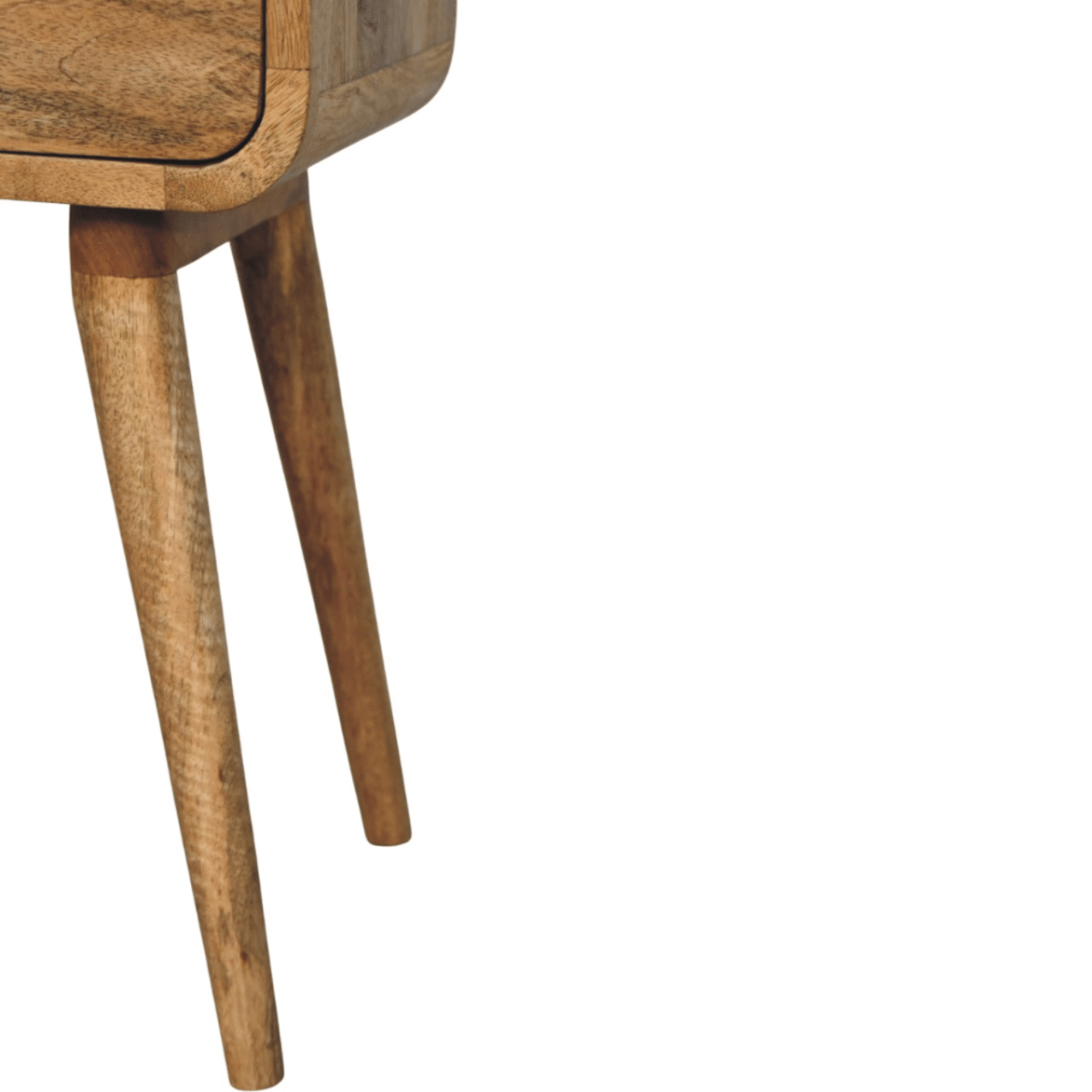 Artisan Furniture Solid Wood Avora Mini Oak-ish Nightstand with 1 drawer | Luxury Home Accessories | Heulog Glow