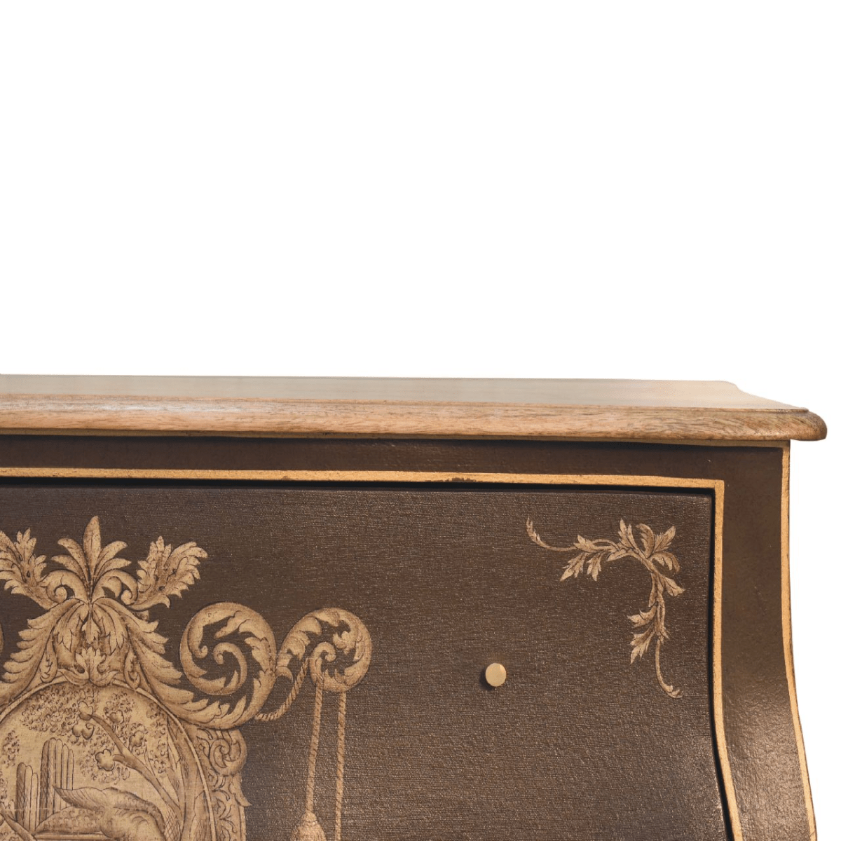 Artisan Furniture Solid Wood Coroner Chest, Greyish-Green Finish | Luxury Home Accessories | Heulog Glow