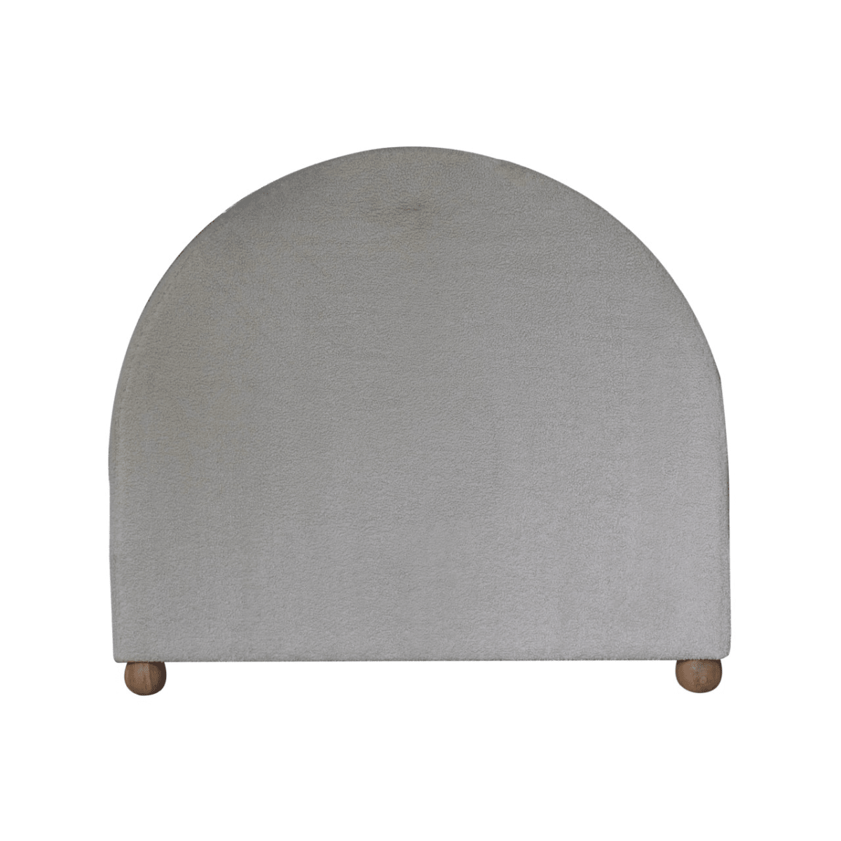 Artisan Furniture Solid Wood Cream Boucle Double Bed | Luxury Home Accessories | Heulog Glow