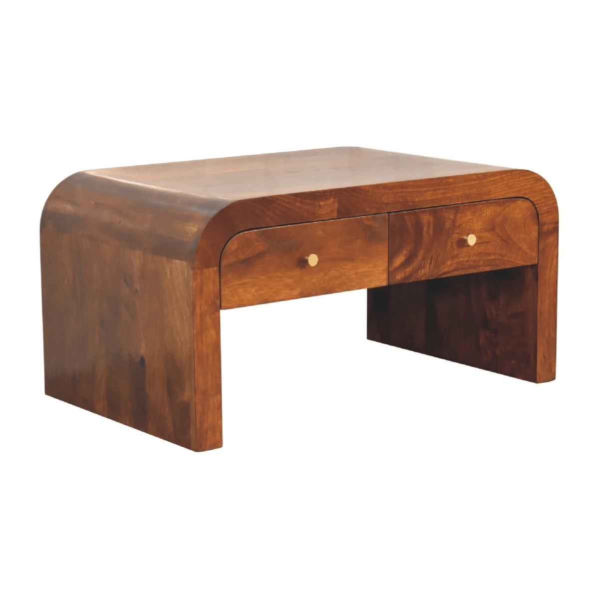 Artisan Furniture Solid Wood Darcy Chestnut Coffee Table | Luxury Home Accessories | Heulog Glow