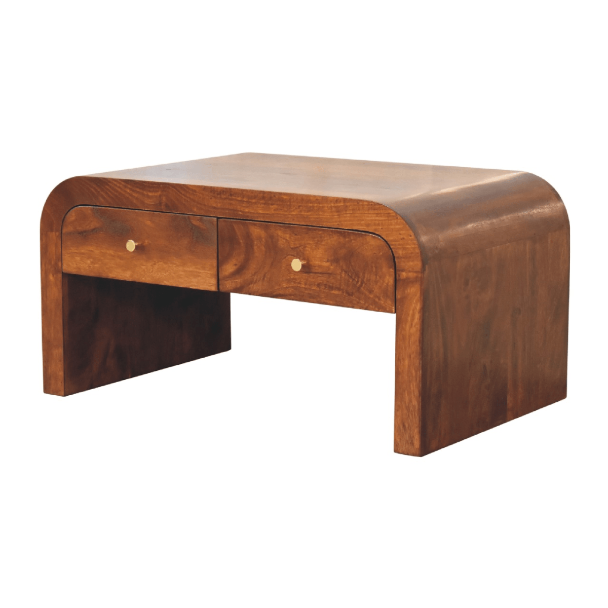 Artisan Furniture Solid Wood Darcy Chestnut Coffee Table | Luxury Home Accessories | Heulog Glow