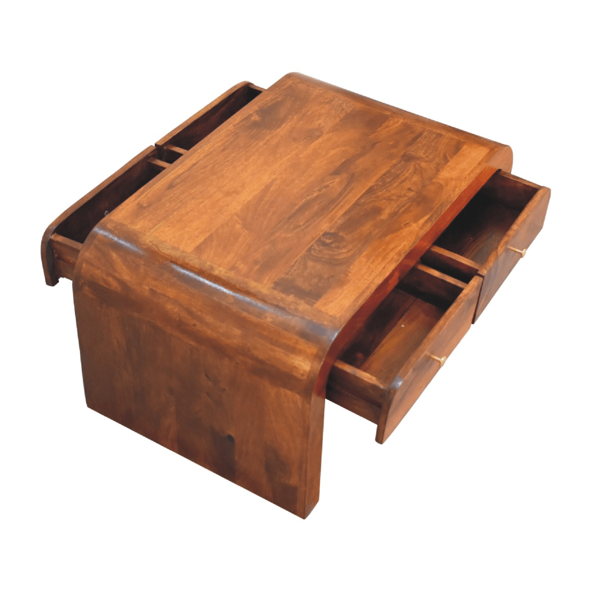 Artisan Furniture Solid Wood Darcy Chestnut Coffee Table | Luxury Home Accessories | Heulog Glow