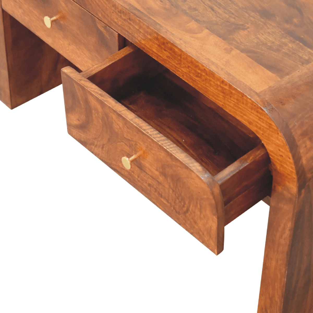Artisan Furniture Solid Wood Darcy Chestnut Coffee Table | Luxury Home Accessories | Heulog Glow