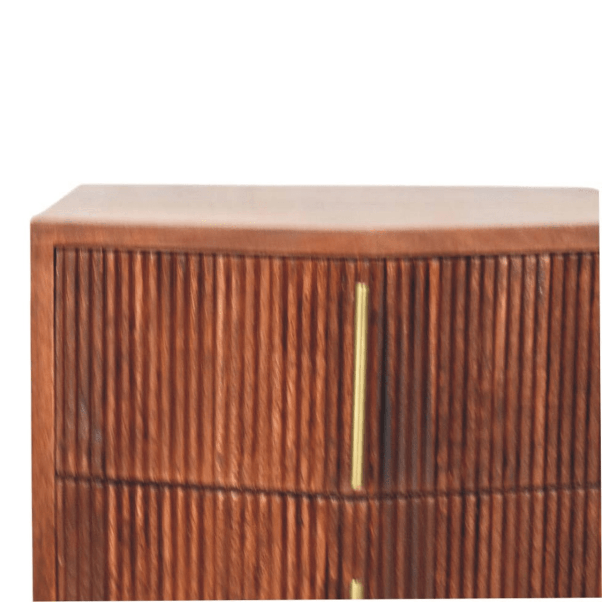 Artisan Furniture Solid Wood Harper Nightstand, 2 Drawers, Dark Brown | Luxury Home Accessories | Heulog Glow