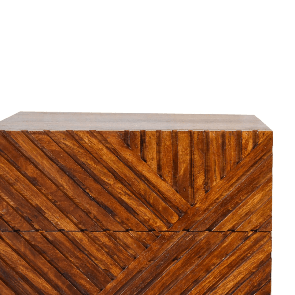 Artisan Furniture Solid Wood Lille 2 Drawer Bedside | Luxury Home Accessories | Heulog Glow