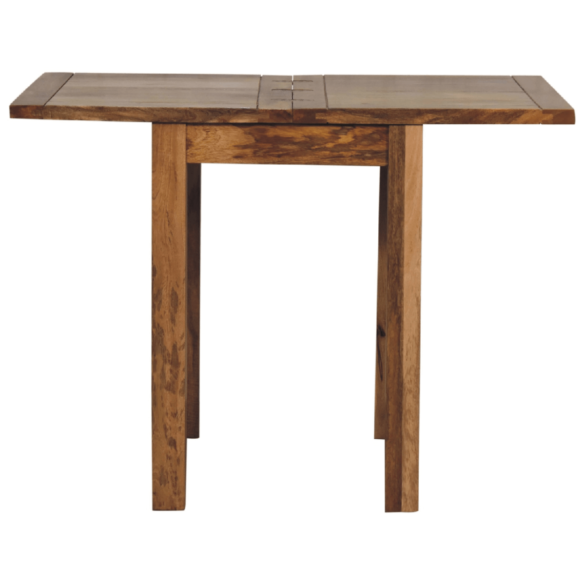 Artisan Furniture Solid Wood Mini Oak-ish Butterfly Dining Table, Brown | Luxury Home Accessories | Heulog Glow