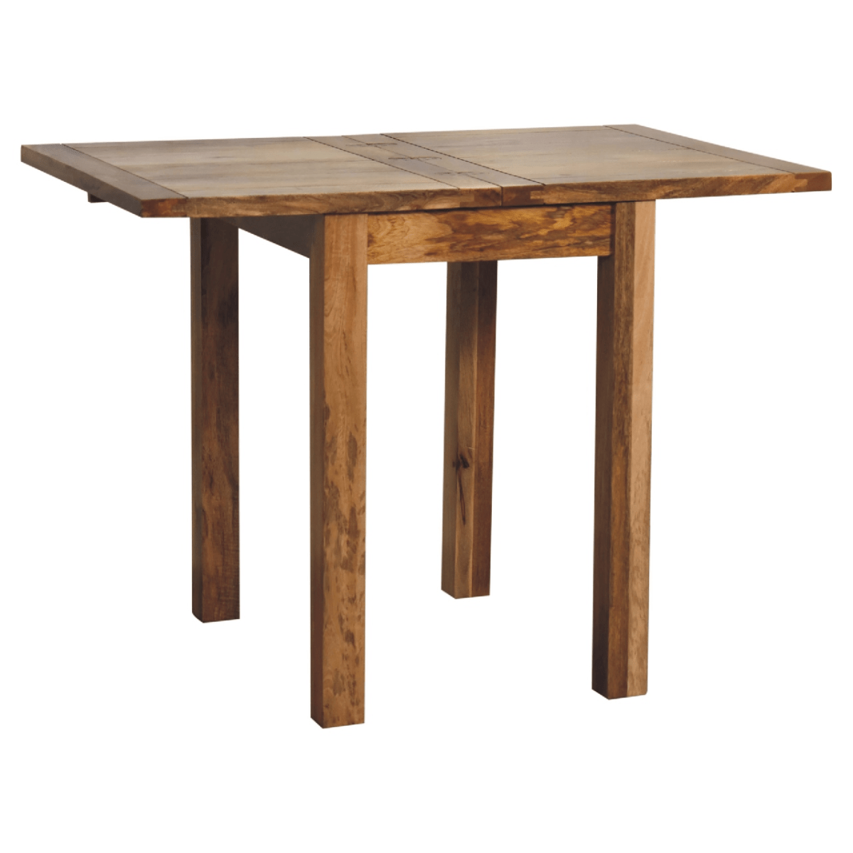 Artisan Furniture Solid Wood Mini Oak-ish Butterfly Dining Table, Brown | Luxury Home Accessories | Heulog Glow