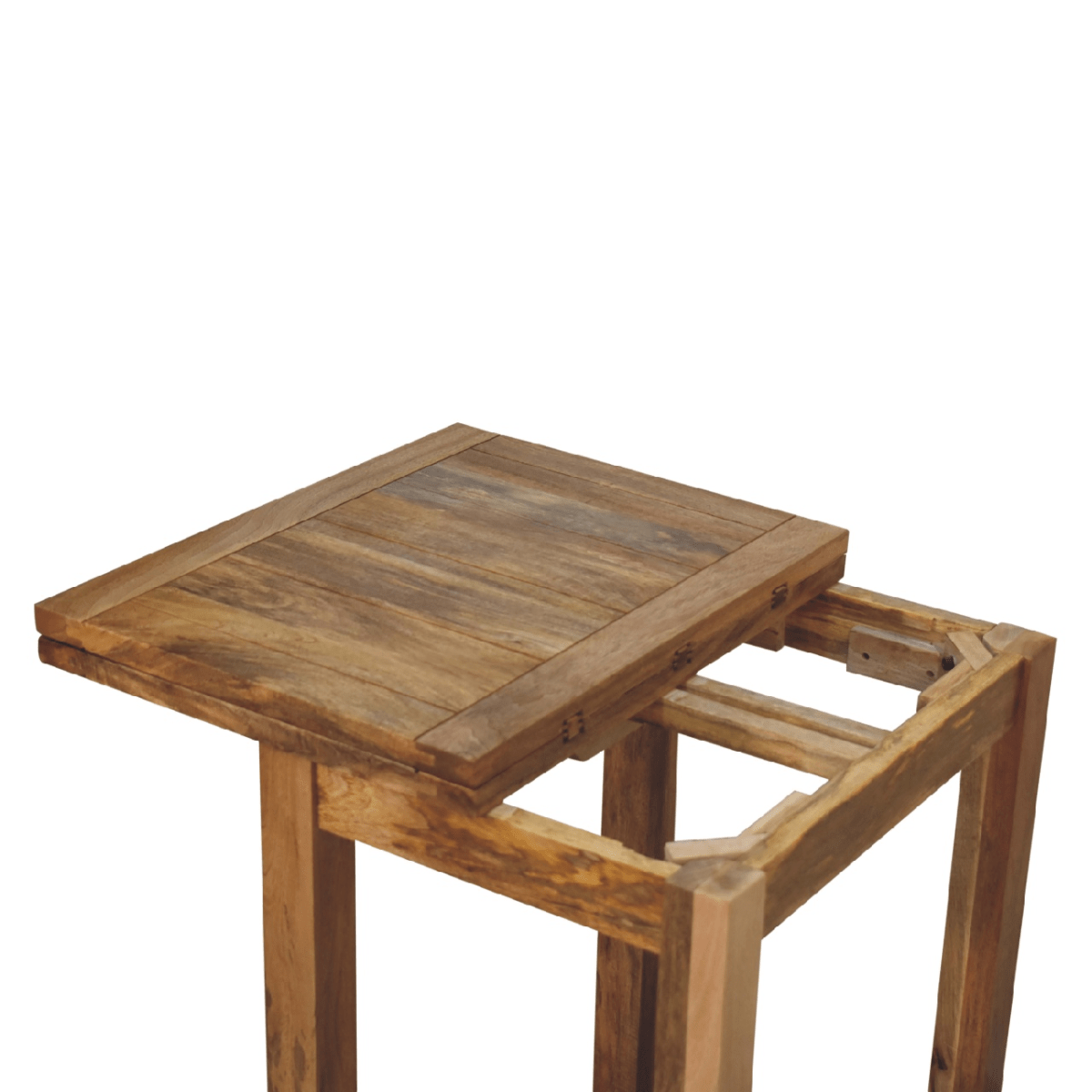 Artisan Furniture Solid Wood Mini Oak-ish Butterfly Dining Table, Brown | Luxury Home Accessories | Heulog Glow