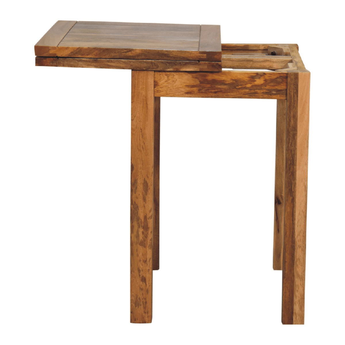 Artisan Furniture Solid Wood Mini Oak-ish Butterfly Dining Table, Brown | Luxury Home Accessories | Heulog Glow