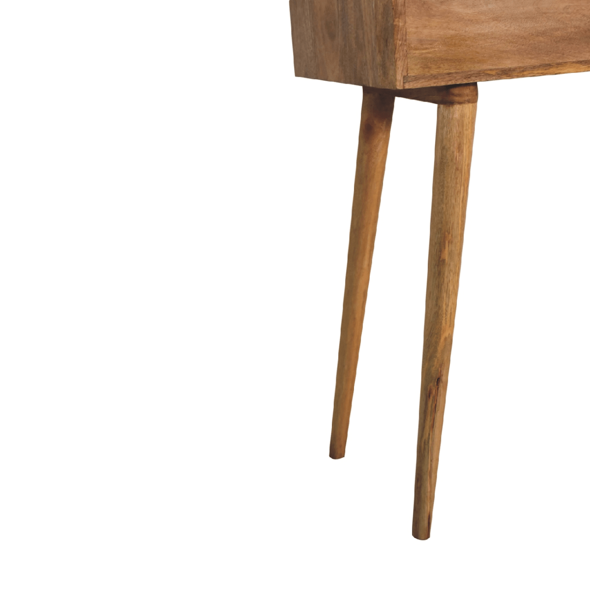 Artisan Furniture Solid Wood Mini Oak-ish Dressing Table, 4 Storage 78x70x35 cm | Luxury Home Accessories | Heulog Glow