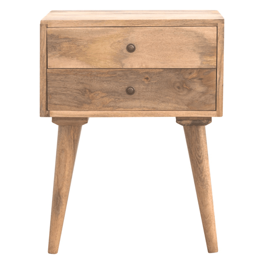 Artisan Furniture Solid Wood Modern Solid Wood Bedside | Luxury Home Accessories | Heulog Glow