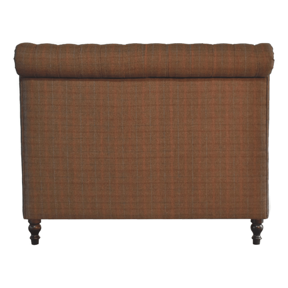 Artisan Furniture Solid Wood Multi Tweed Bed, Brown | Luxury Home Accessories | Heulog Glow