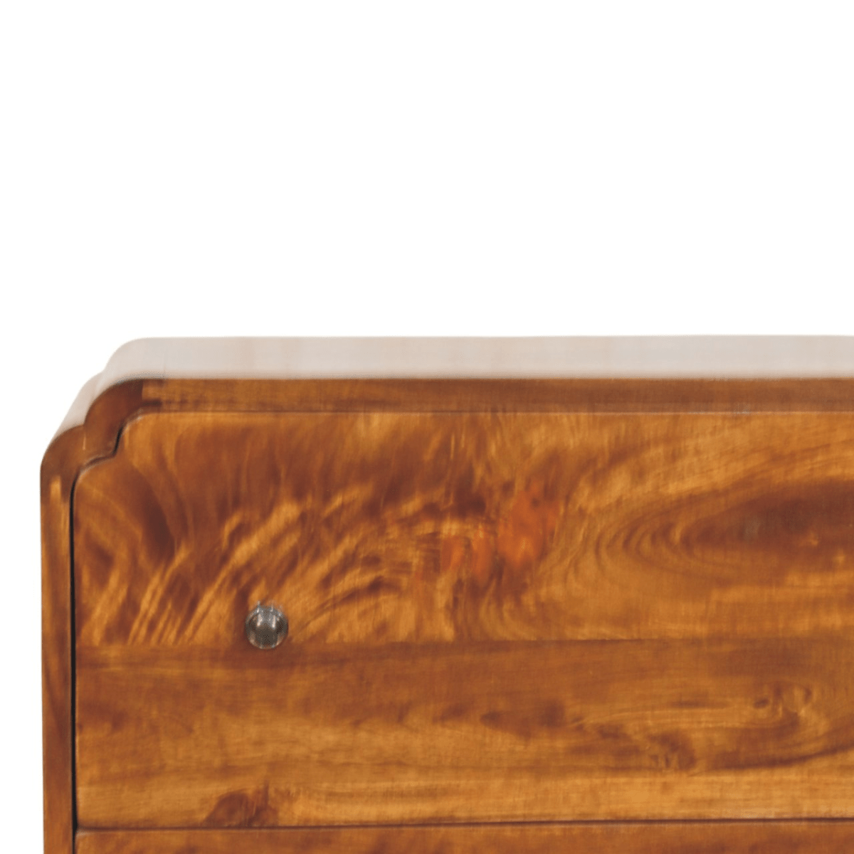 Artisan Furniture Solid Wood Newton Chestnut Chest, 3 Drawers, Dark Brown | Luxury Home Accessories | Heulog Glow
