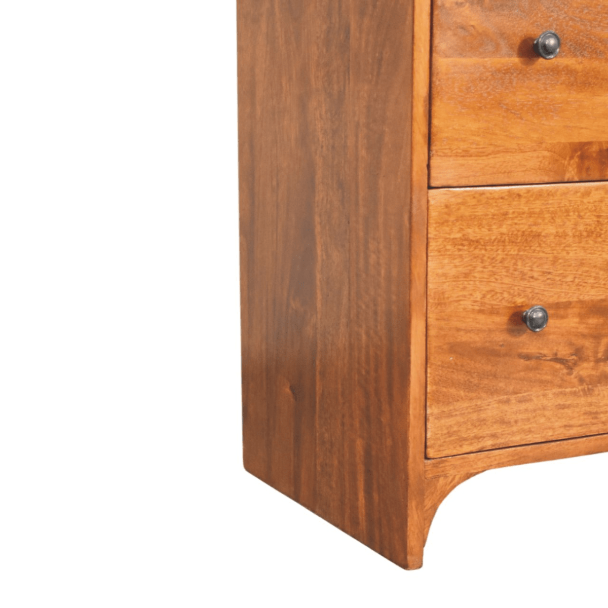Artisan Furniture Solid Wood Newton Chestnut Chest, 3 Drawers, Dark Brown | Luxury Home Accessories | Heulog Glow