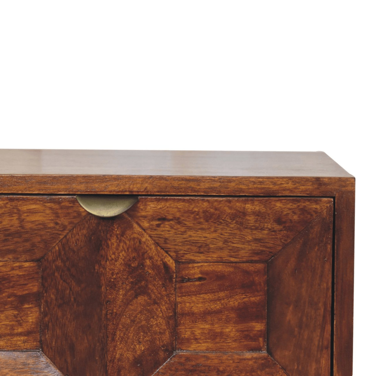 Artisan Furniture Solid Wood Quad Bedside | Luxury Home Accessories | Heulog Glow