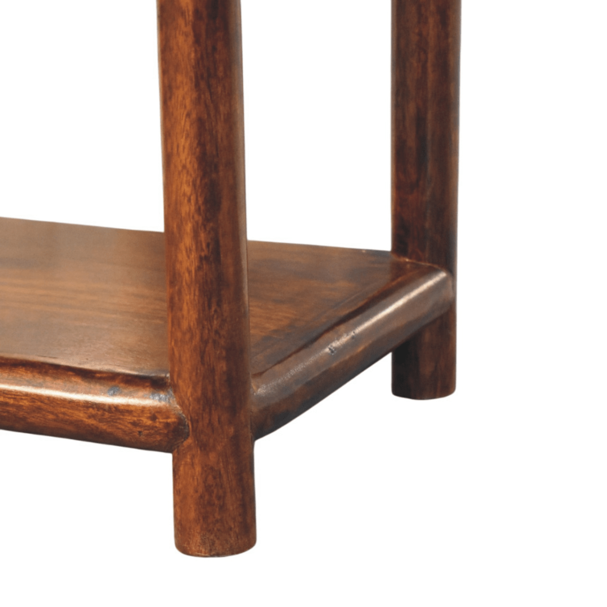 Artisan Furniture Solid Wood Regency Chestnut Nightstand, 1 Drawer, 1 Shelf, Dark Brown | Luxury Home Accessories | Heulog Glow