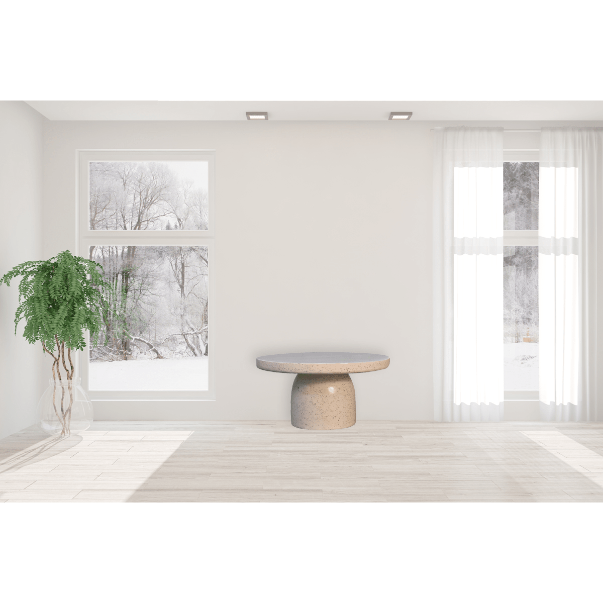 Artisan Furniture Solid Wood Serenity Coffee Table | Luxury Home Accessories | Heulog Glow