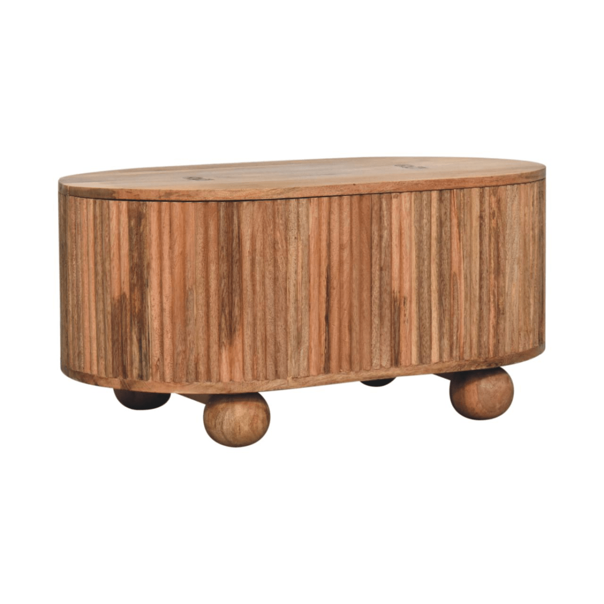 Artisan Furniture Solid Wood Soba Ball Lid-up Coffee Table | Luxury Home Accessories | Heulog Glow