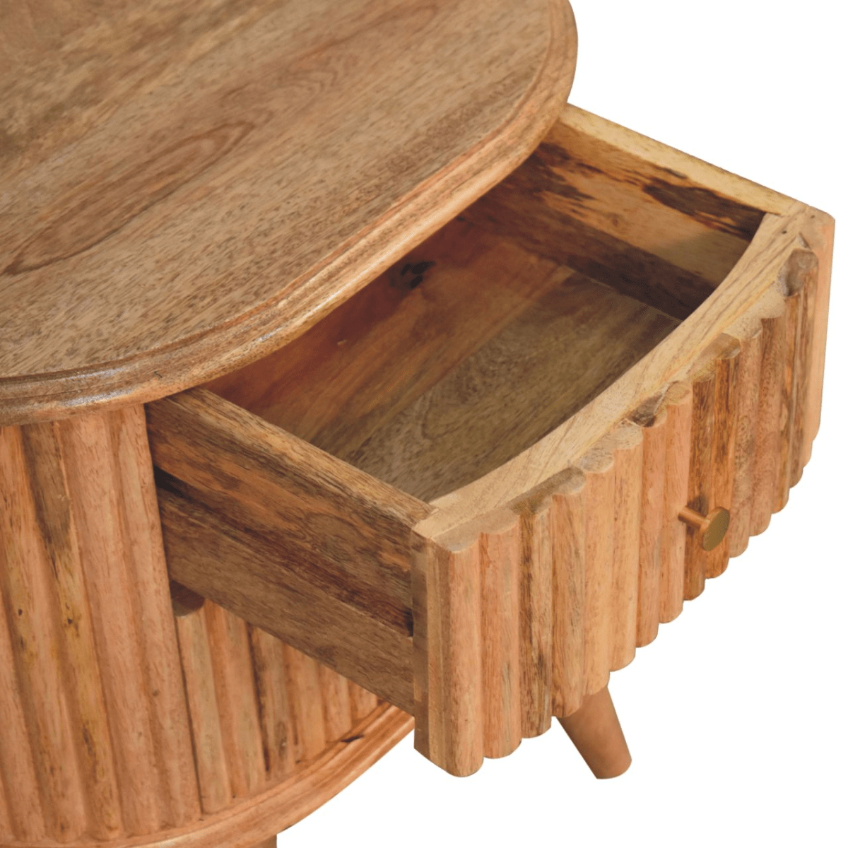 Artisan Furniture Solid Wood Soba Nordic Bedside | Luxury Home Accessories | Heulog Glow