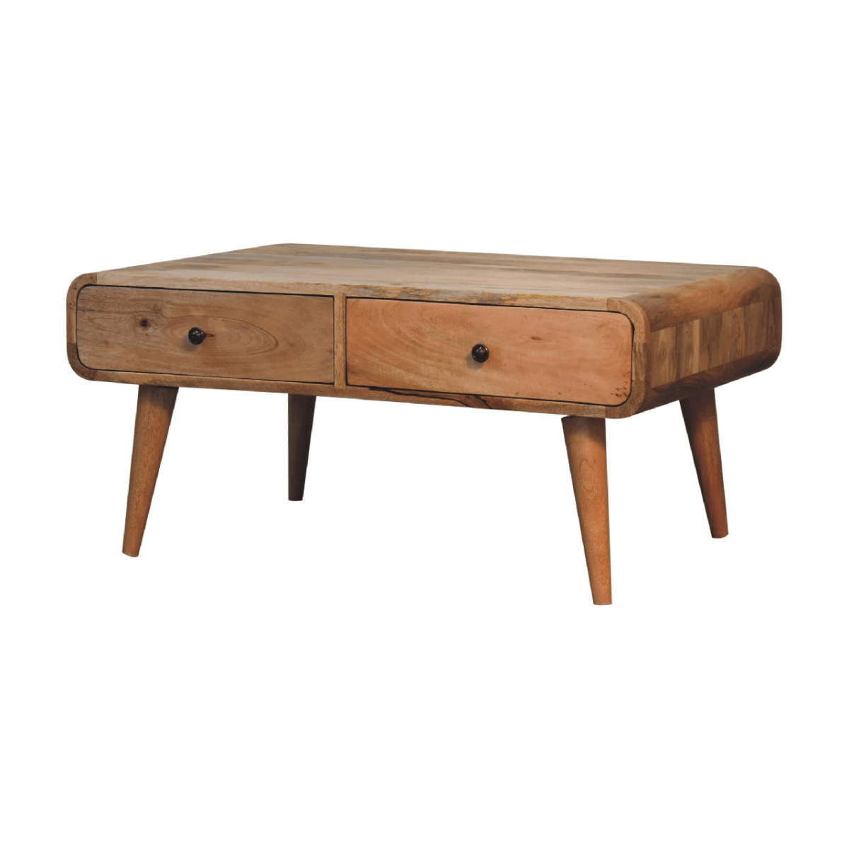 Artisan Furniture Solid Wood Sonata Oak-ish Coffee Table | Luxury Home Accessories | Heulog Glow