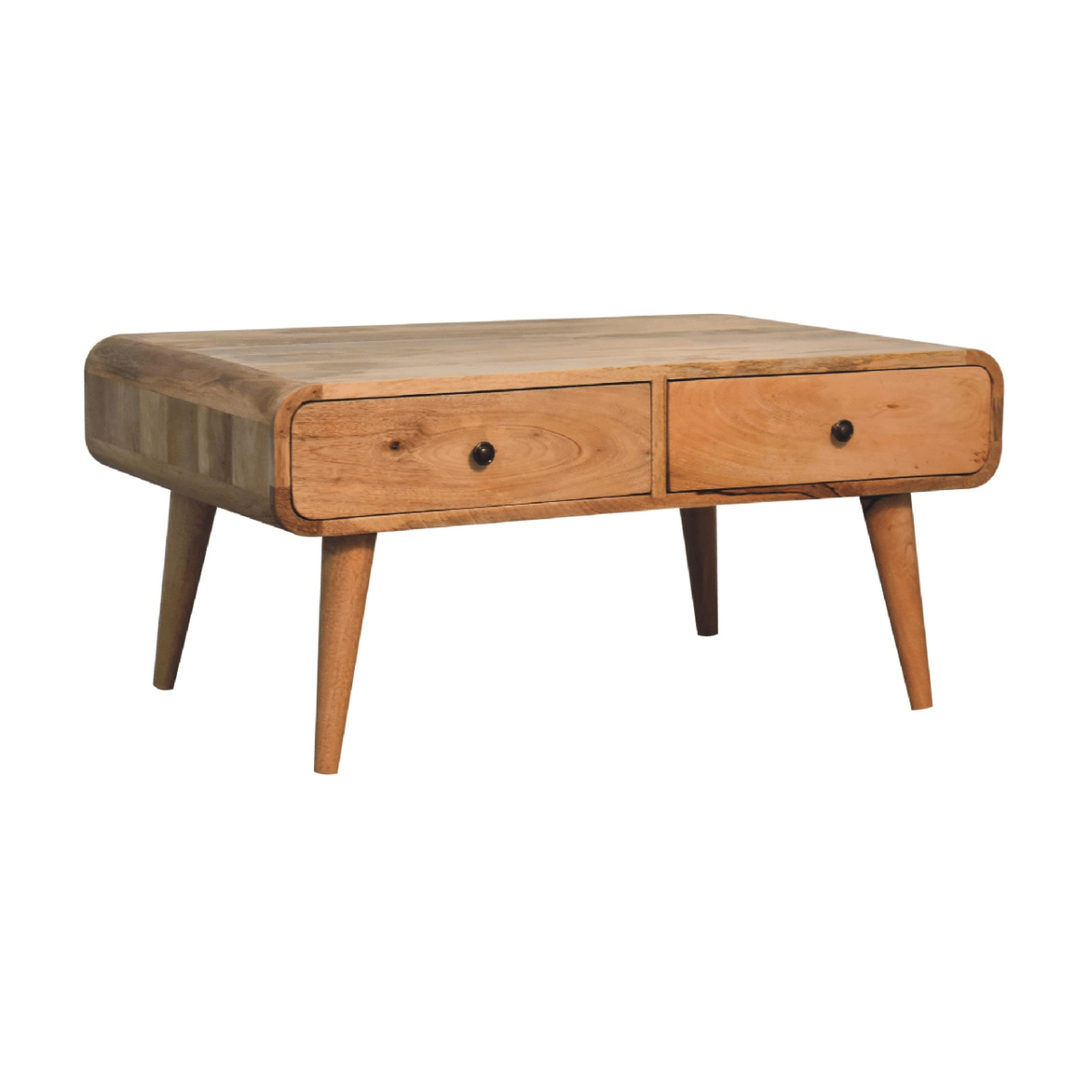 Artisan Furniture Solid Wood Sonata Oak-ish Coffee Table | Luxury Home Accessories | Heulog Glow
