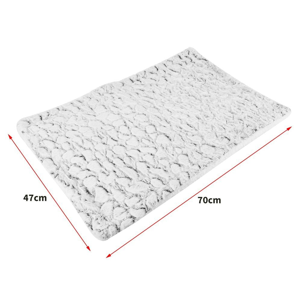ASAB Self Heating Pet Bed - 70cm x 47cm - Safe, Spacious, and Easy to Store - Perfect for All Pets - Easily Washable | Luxury Home Accessories | Heulog Glow