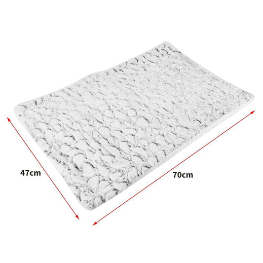 ASAB Self Heating Pet Bed - 70cm x 47cm - Safe, Spacious, and Easy to Store - Perfect for All Pets - Easily Washable | Luxury Home Accessories | Heulog Glow