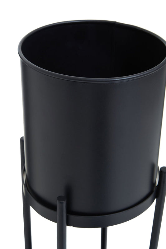 Asher Two Tier Black Plant Stand | Luxury Home Accessories | Heulog Glow