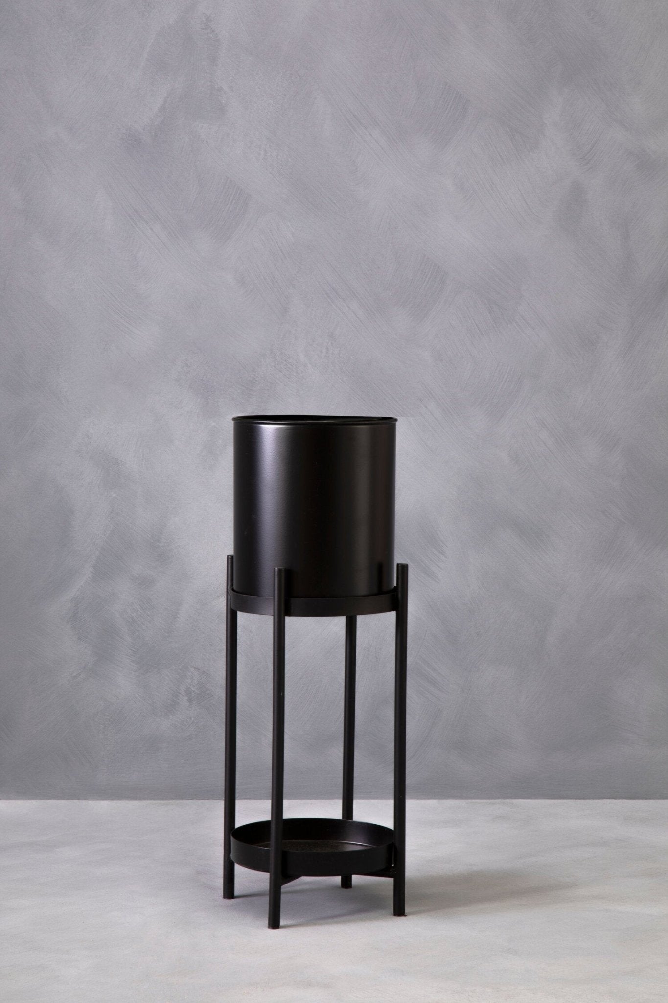 Asher Two Tier Black Plant Stand | Luxury Home Accessories | Heulog Glow