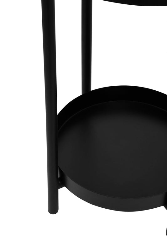 Asher Two Tier Black Plant Stand | Luxury Home Accessories | Heulog Glow