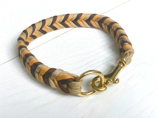 Aurelia Skies Braided Collar - Handmade Paracord Dog Collar | Luxury Home Accessories | Heulog Glow
