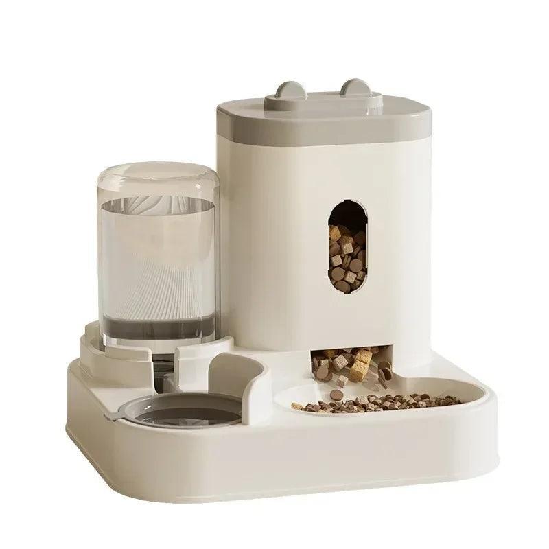 Automatic Feeder Cat Dog Food Bowl With Water Fountain Pet Large | Luxury Home Accessories | Heulog Glow