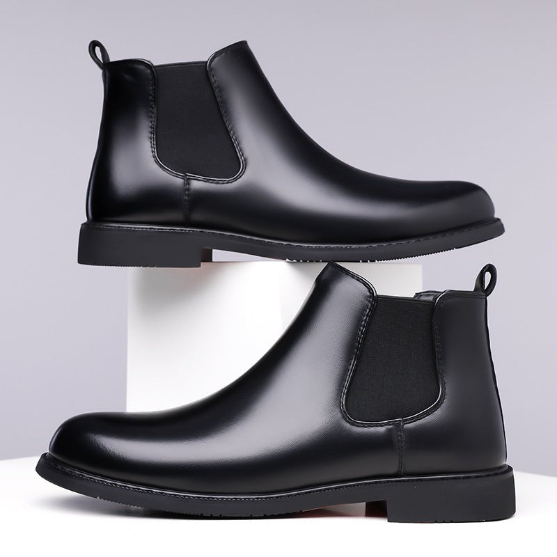 Autumn And Winter Fleece-lined Martin Boots Men's Shoes Cross-border Amazon Wear-resistant Worker Boot Rubber Outdoor Mountaineering Plus Size 38-4 | Luxury Home Accessories | Heulog Glow