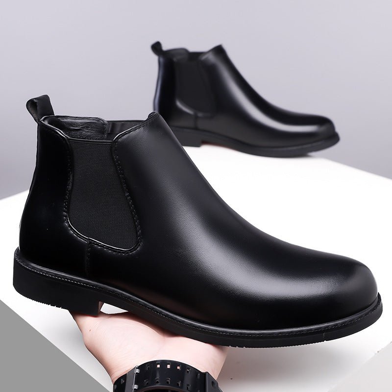 Autumn And Winter Fleece-lined Martin Boots Men's Shoes Cross-border Amazon Wear-resistant Worker Boot Rubber Outdoor Mountaineering Plus Size 38-4 | Luxury Home Accessories | Heulog Glow
