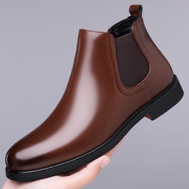 Autumn And Winter Fleece-lined Martin Boots Men's Shoes Cross-border Amazon Wear-resistant Worker Boot Rubber Outdoor Mountaineering Plus Size 38-4 | Luxury Home Accessories | Heulog Glow