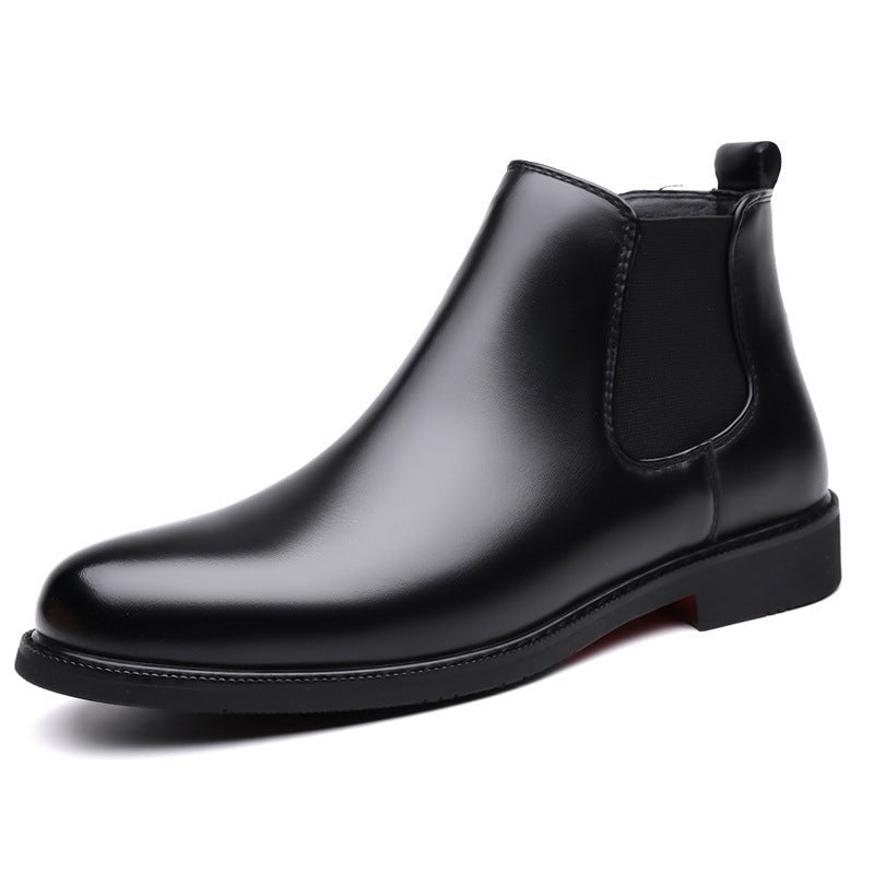 Autumn And Winter Fleece-lined Martin Boots Men's Shoes Cross-border Amazon Wear-resistant Worker Boot Rubber Outdoor Mountaineering Plus Size 38-4 | Luxury Home Accessories | Heulog Glow