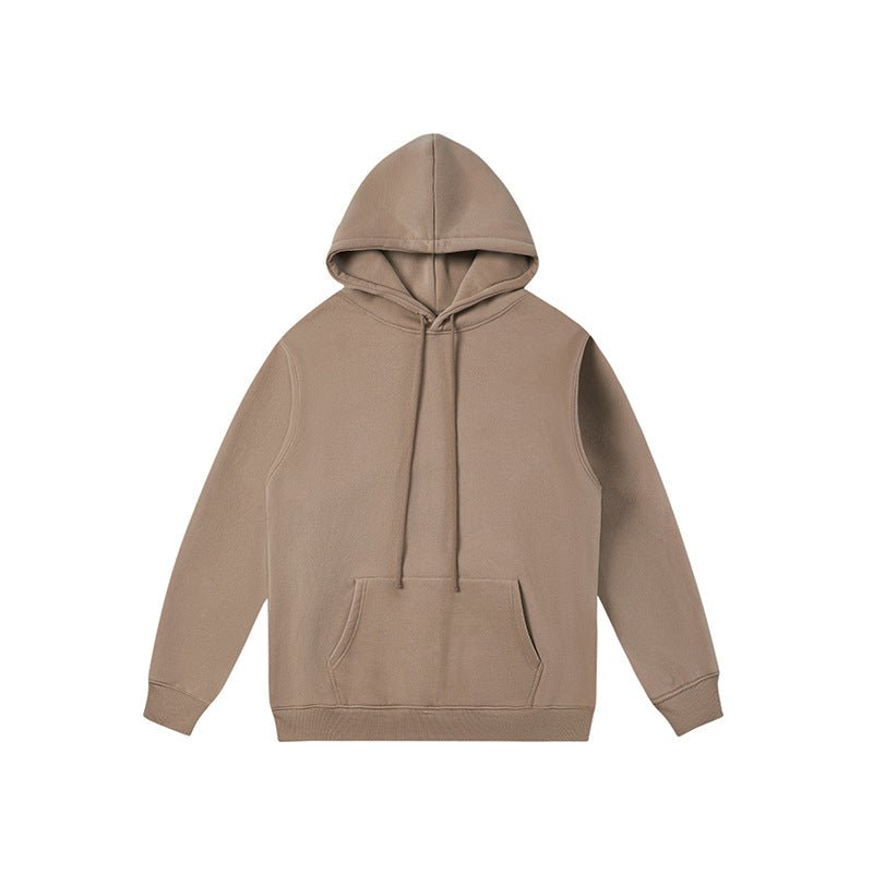 Autumn And Winter Fleece-lined Thick Hooded Solid Color Sweatpants Hoodie | Luxury Home Accessories | Heulog Glow