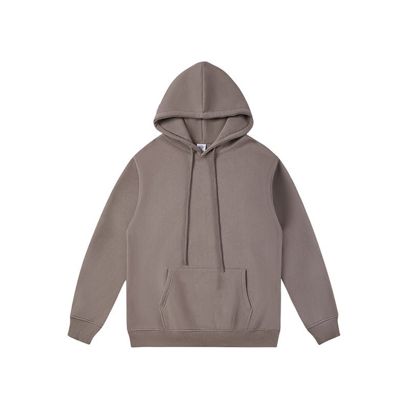 Autumn And Winter Fleece-lined Thick Hooded Solid Color Sweatpants Hoodie | Luxury Home Accessories | Heulog Glow