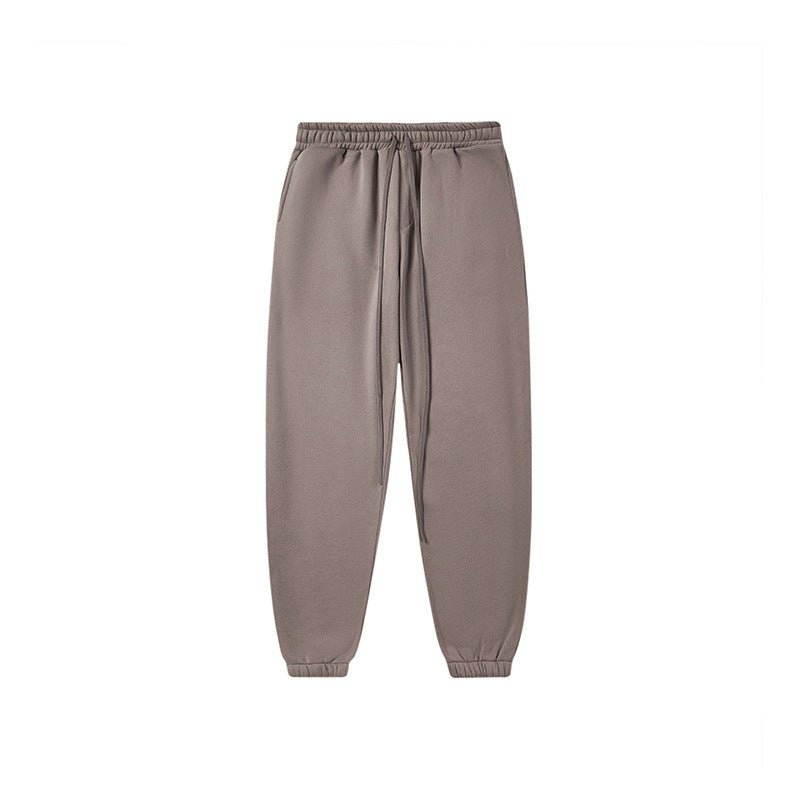 Autumn And Winter Fleece-lined Thick Hooded Solid Color Sweatpants Hoodie | Luxury Home Accessories | Heulog Glow