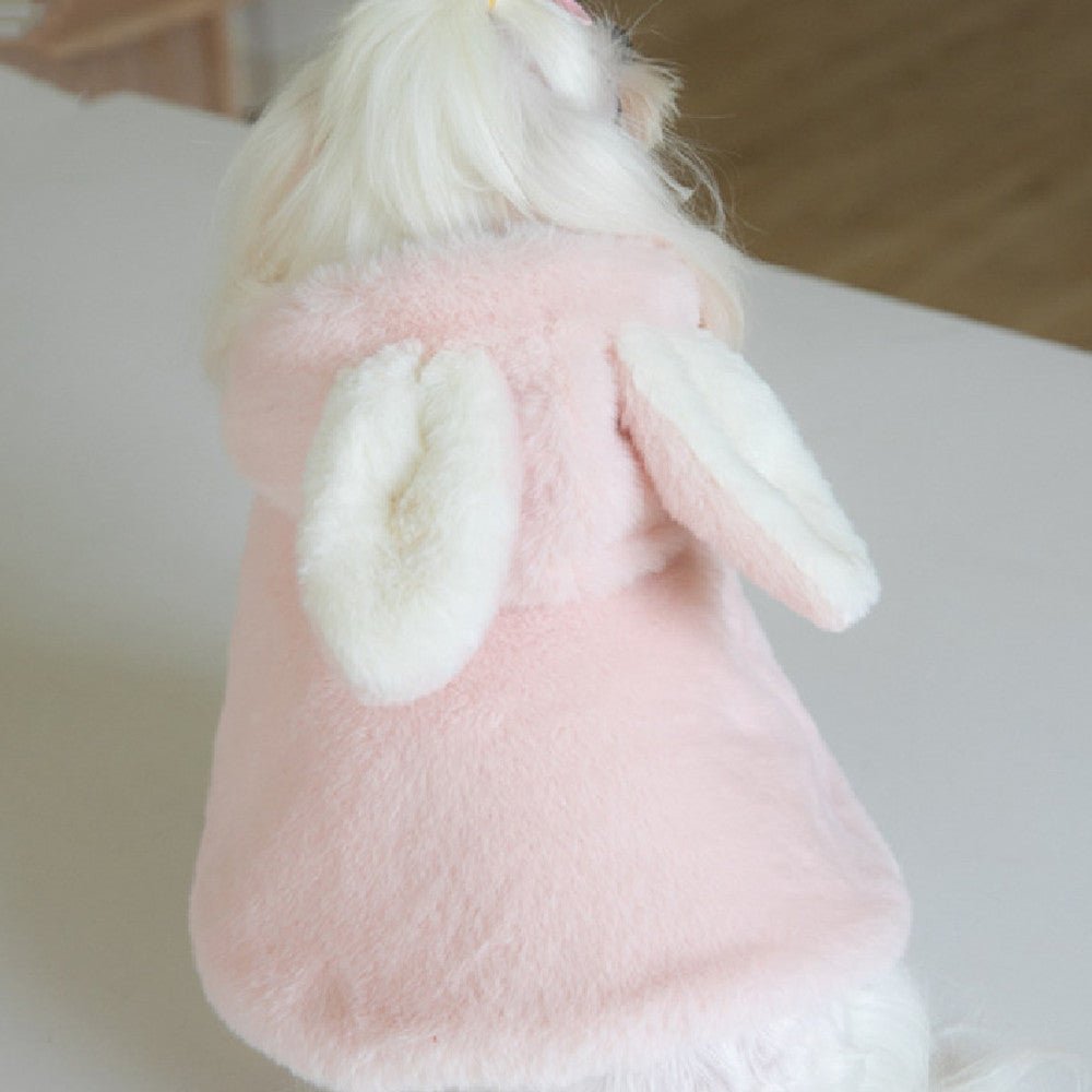 Autumn And Winter Fluffy Rabbit Modeling Pet Costume Warm Cape Cloak New Year Dogs And Cats Pet Clothes | Luxury Home Accessories | Heulog Glow