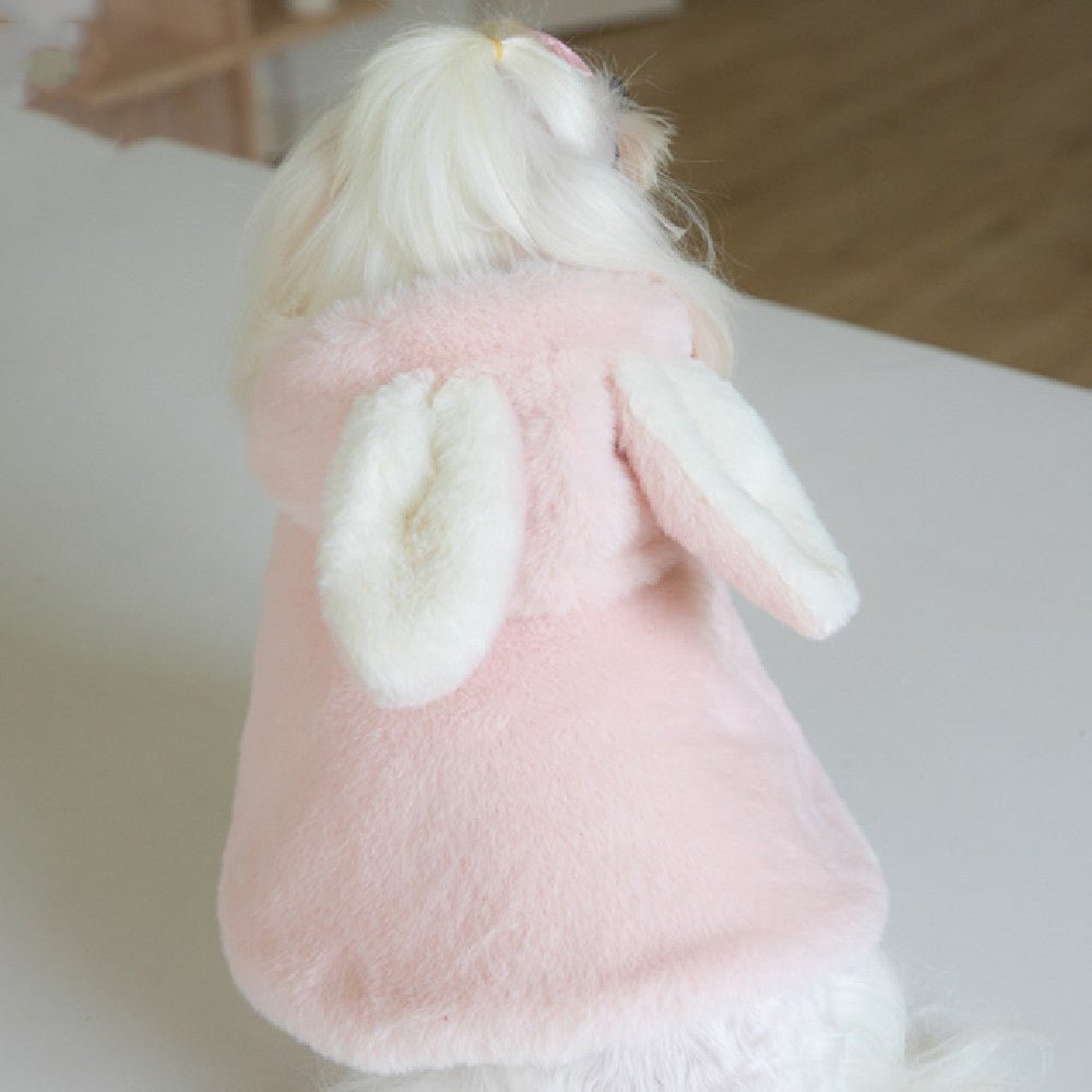 Autumn And Winter Fluffy Rabbit Modeling Pet Costume Warm Cape Cloak New Year Dogs And Cats Pet Clothes | Luxury Home Accessories | Heulog Glow