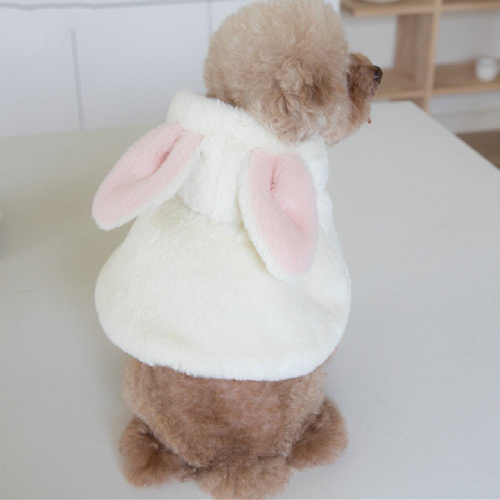 Autumn And Winter Fluffy Rabbit Modeling Pet Costume Warm Cape Cloak New Year Dogs And Cats Pet Clothes | Luxury Home Accessories | Heulog Glow