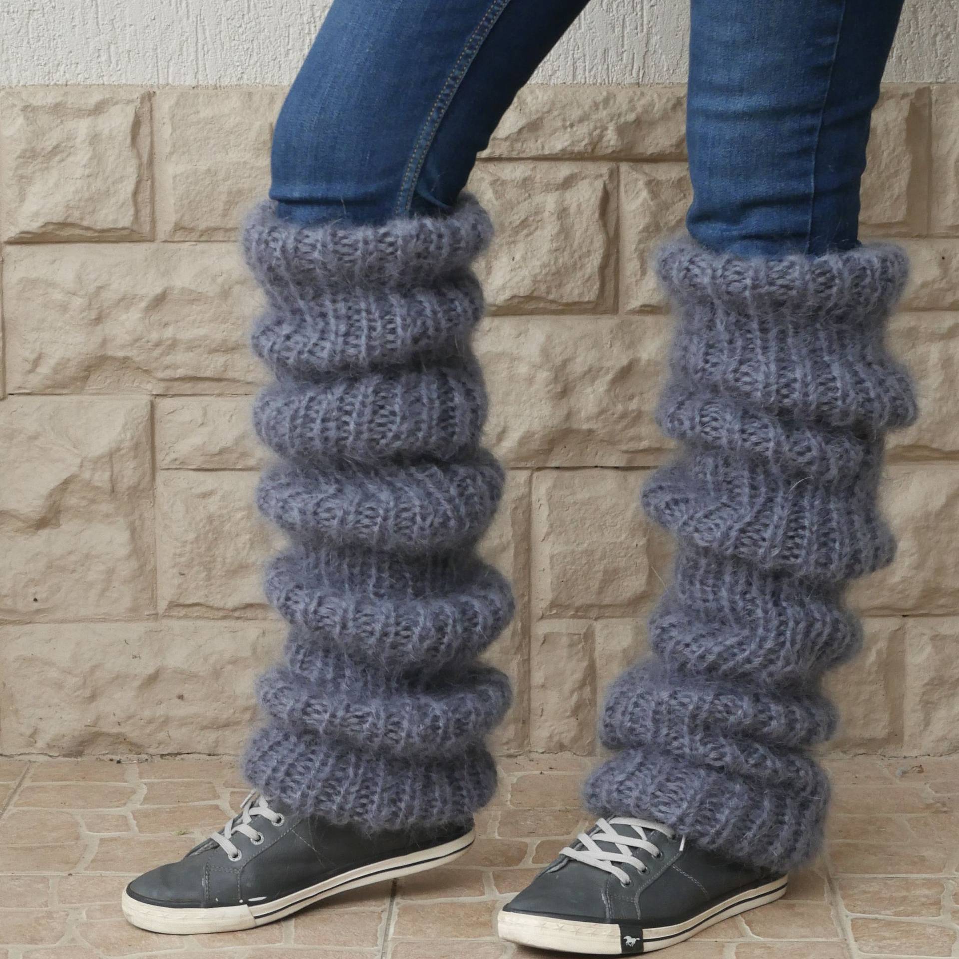 Autumn And Winter New Solid Color Mohair Long Tube Pile Style Foot Women's Fashion Casual Knitted Bunching Socks | Luxury Home Accessories | Heulog Glow