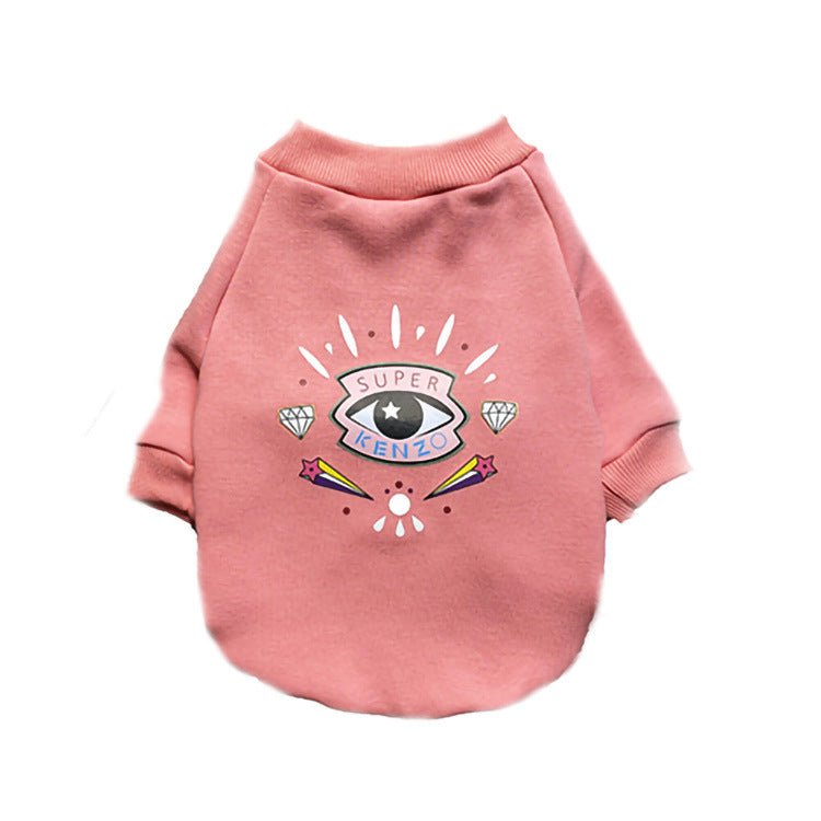 Autumn And Winter Pet Clothes For Dogs Plus Velvet Cotton Sweaters Fashion Styles Fighting Pug Teddy Schnauzer Casual Two-legged Clothes | Luxury Home Accessories | Heulog Glow