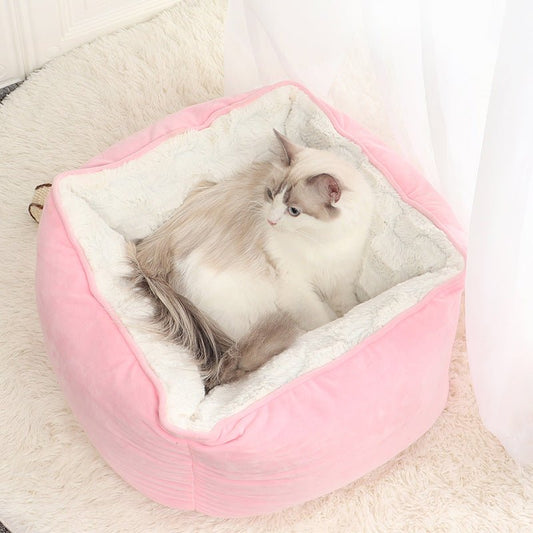 Autumn and winter plush kennel | Luxury Home Accessories | Heulog Glow