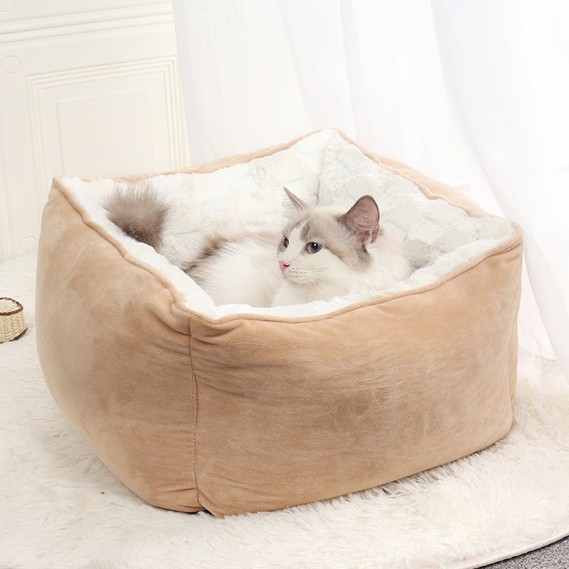 Autumn and winter plush kennel | Luxury Home Accessories | Heulog Glow