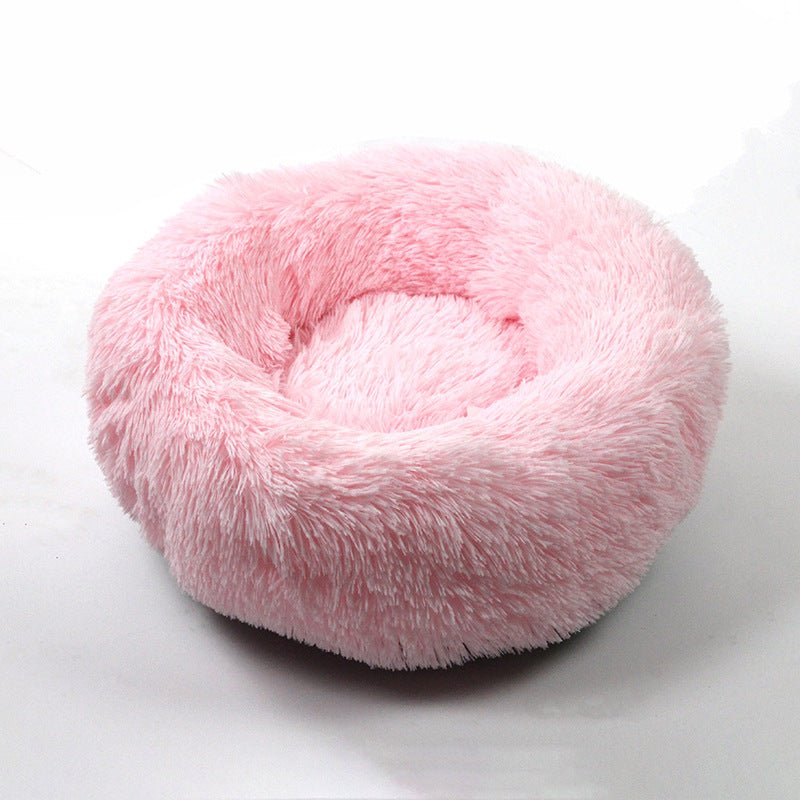 Autumn And Winter Thickening Plush Round Deep Sleep Cat Nest | Luxury Home Accessories | Heulog Glow