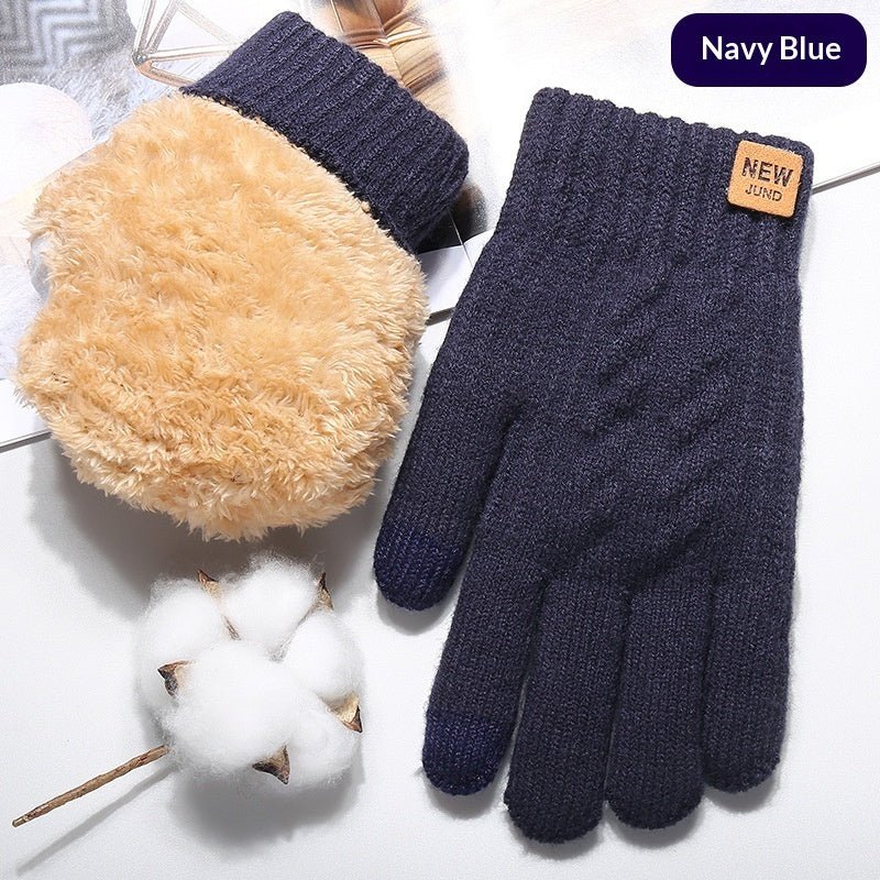 Autumn And Winter Touchscreen Gloves For Men With Fleece Lining | Luxury Home Accessories | Heulog Glow