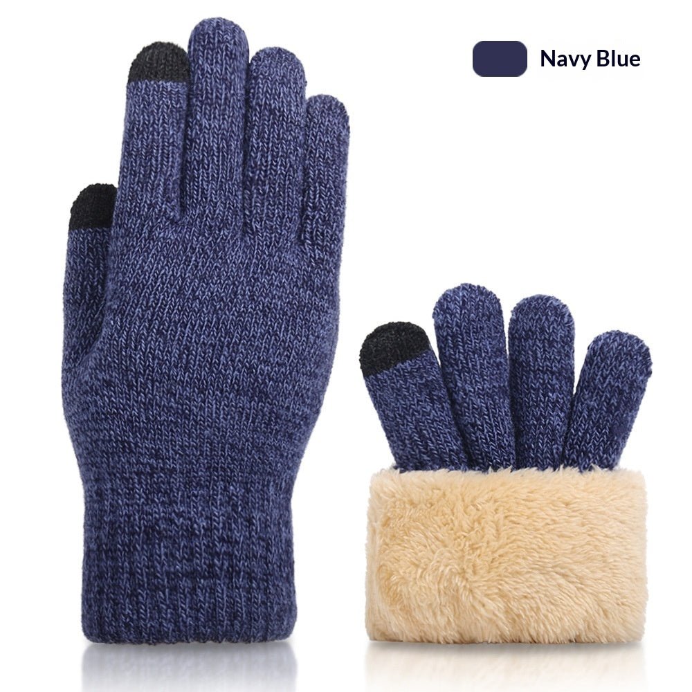 Autumn And Winter Touchscreen Gloves For Men With Fleece Lining | Luxury Home Accessories | Heulog Glow